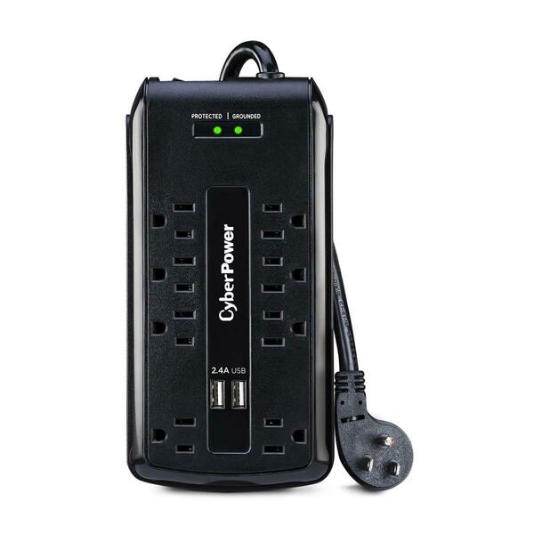 Cyberpower Professional Surge Protectors - White CY482428